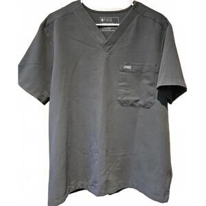 Figs Technical Collection Scrub Shirt Top Size M Leon  Sage/MossPocket Po#5633